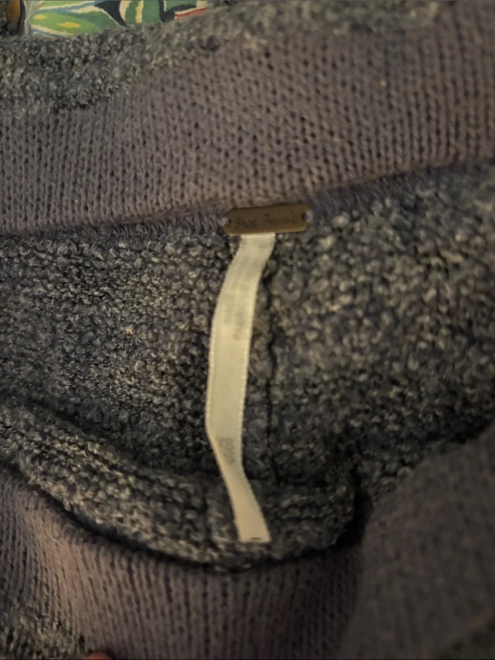 Free People Marled Charcoal Gray Jogger Pants